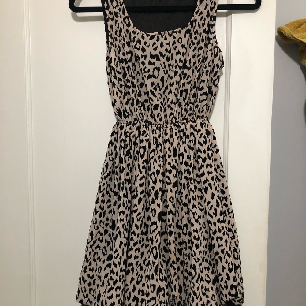 Cheetah knee high dress